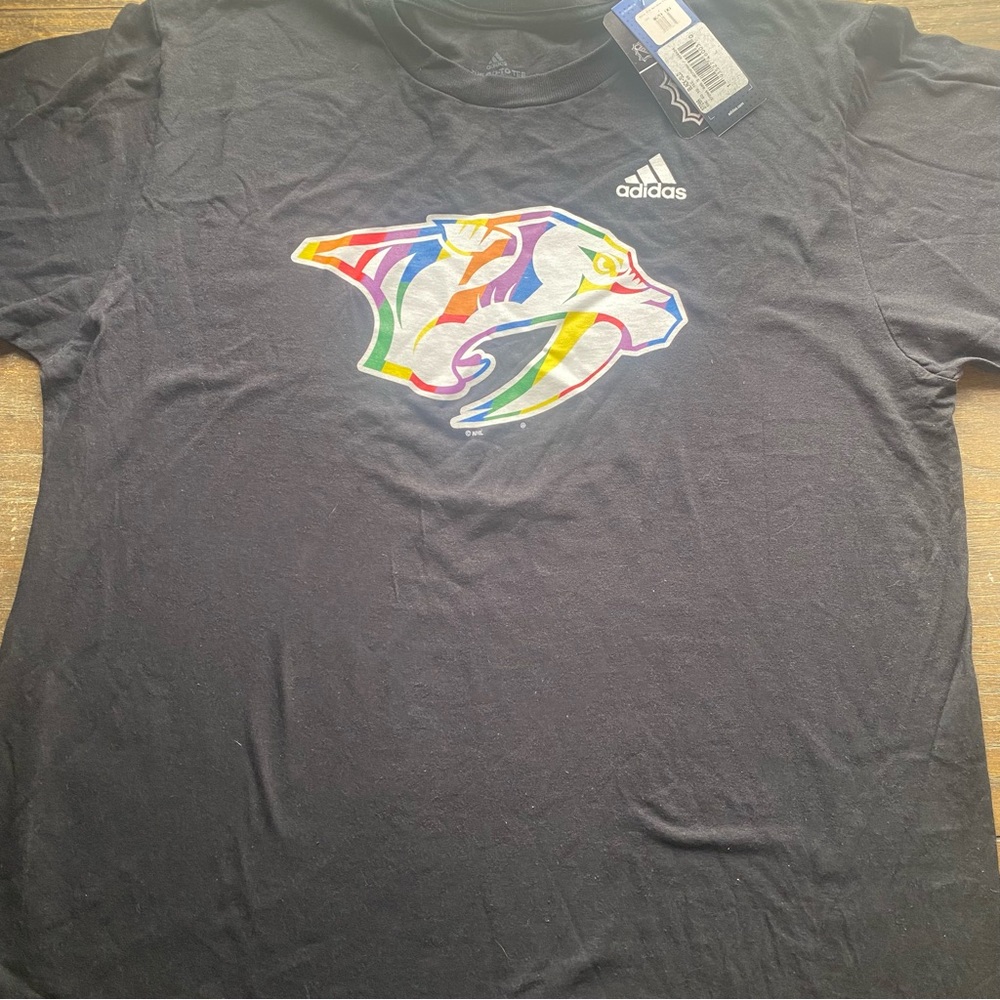 Adidas Black Graphic Men's Shirt